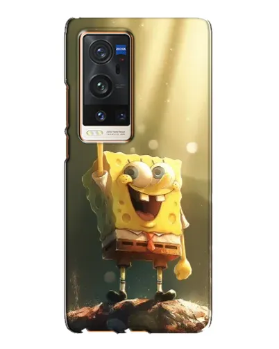 Чехол для Vivo X60 Pro Plus с картинкой «Сияющий Спанч Боб»