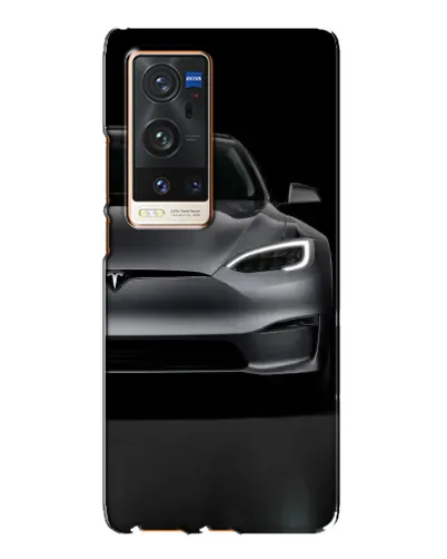 Чехол для Vivo X60 Pro Plus с картинкой «Tesla Model S Look» Чехол для Vivo X60 Pro Plus с картинкой «Tesla Model S Look»