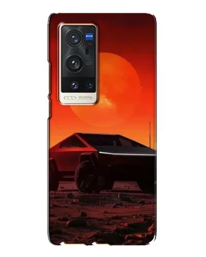 Чехол для Vivo X60 Pro Plus с картинкой «Cybertruck на Марсе» Чехол для Vivo X60 Pro Plus с картинкой «Cybertruck на Марсе»