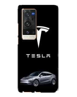 Чехол для Vivo X60 Pro Plus с картинкой «Tesla Model Y» Чехол для Vivo X60 Pro Plus с картинкой «Tesla Model Y»