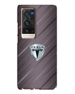 Чехол для Vivo X60 Pro Plus с картинкой «Металлическая текстура Tesla» Чехол для Vivo X60 Pro Plus с картинкой «Металлическая текстура Tesla»
