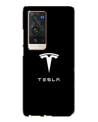 Чехол для Vivo X60 Pro Plus с картинкой «Tesla White Logo» Чехол для Vivo X60 Pro Plus с картинкой «Tesla White Logo»
