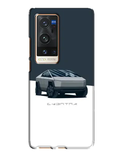 Чехол для Vivo X60 Pro Plus с картинкой «Серебристый Cybertruck Tesla» Чехол для Vivo X60 Pro Plus с картинкой «Серебристый Cybertruck Tesla»