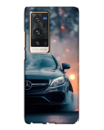 Чехол для Vivo X60 Pro Plus с картинкой «Mercedes — ночной город»