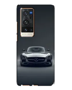 Чехол для Vivo X60 Pro Plus с картинкой «Mercedes на черном» Чехол для Vivo X60 Pro Plus с картинкой «Mercedes на черном»