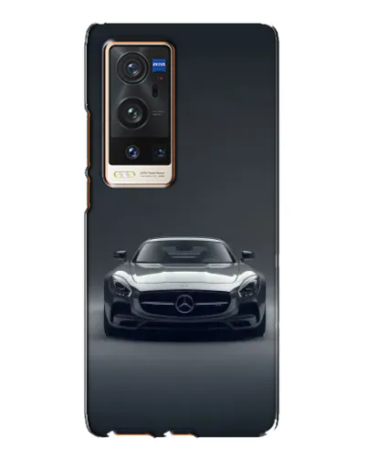 Чехол для Vivo X60 Pro Plus с картинкой «Mercedes на черном»