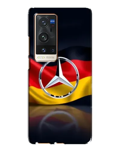 Чехол для Vivo X60 Pro Plus с картинкой «Mercedes — флаг Германии»
