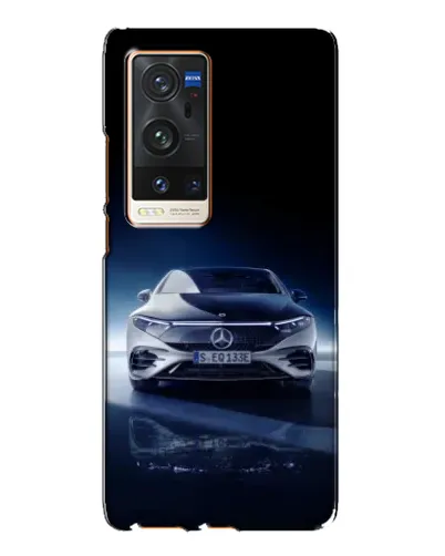 Чехол для Vivo X60 Pro Plus с картинкой «Ночной Mercedes EQ»