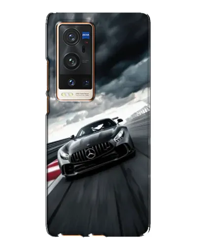 Чехол для Vivo X60 Pro Plus с картинкой «Гоночный Mercedes AMG»