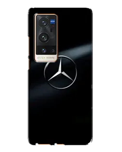 Чехол для Vivo X60 Pro Plus с картинкой «Mercedes на металле» Чехол для Vivo X60 Pro Plus с картинкой «Mercedes на металле»
