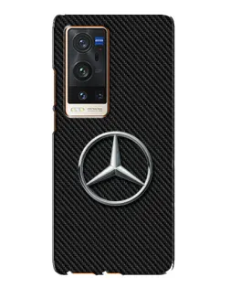 Чехол для Vivo X60 Pro Plus с картинкой «Карбоновый Mercedes стиль» Чехол для Vivo X60 Pro Plus с картинкой «Карбоновый Mercedes стиль»