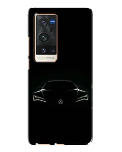 Чехол для Vivo X60 Pro Plus с картинкой «Mercedes — силуэт авто» Чехол для Vivo X60 Pro Plus с картинкой «Mercedes — силуэт авто»