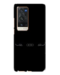 Чехол для Vivo X60 Pro Plus с картинкой «Audi — световой подпись»
