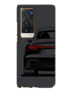 Чехол для Vivo X60 Pro Plus с картинкой «Задняя часть Audi — арт»