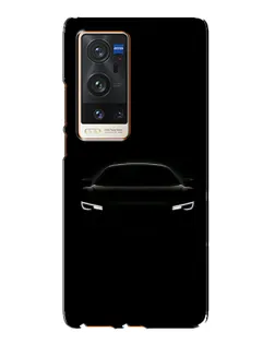 Чехол для Vivo X60 Pro Plus с картинкой «Взгляд Audi в темноте»