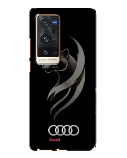 Чехол для Vivo X60 Pro Plus с картинкой «Графика — пантера и Audi»