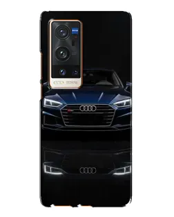 Чехол для Vivo X60 Pro Plus с картинкой «Audi — ночное отражение»