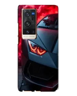 Чехол для Vivo X60 Pro Plus с картинкой «Lamborghini красное сияние» Чехол для Vivo X60 Pro Plus с картинкой «Lamborghini красное сияние»