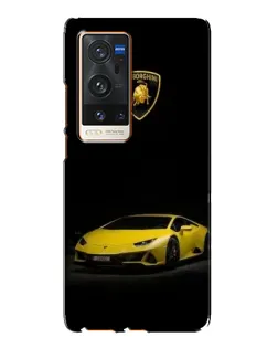 Чехол для Vivo X60 Pro Plus с картинкой «Lamborghini желтый акцент» Чехол для Vivo X60 Pro Plus с картинкой «Lamborghini желтый акцент»