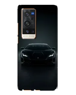 Чехол для Vivo X60 Pro Plus с картинкой «Черный Lamborghini Aventador» Чехол для Vivo X60 Pro Plus с картинкой «Черный Lamborghini Aventador»