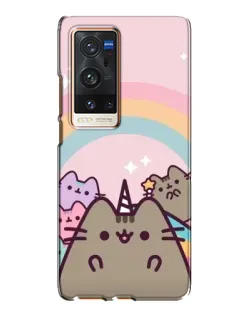 Чехол для Vivo X60 Pro Plus с картинкой «Единорог Pusheen» Чехол для Vivo X60 Pro Plus с картинкой «Единорог Pusheen»