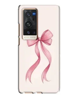 Чехол для Vivo X60 Pro Plus с картинкой «Розовый бант»