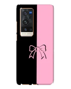 Чехол для Vivo X60 Pro Plus с картинкой «Половинки банта» Чехол для Vivo X60 Pro Plus с картинкой «Половинки банта»