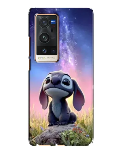 Чехол для Vivo X60 Pro Plus с картинкой «Стич на рассвете»
