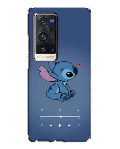 Чехол для Vivo X60 Pro Plus с картинкой «Музыкальный Stitch»
