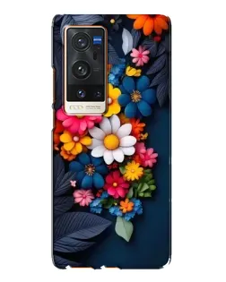 Чохол для Vivo X60 Pro Plus з картинкою «Квіткова феєрія»