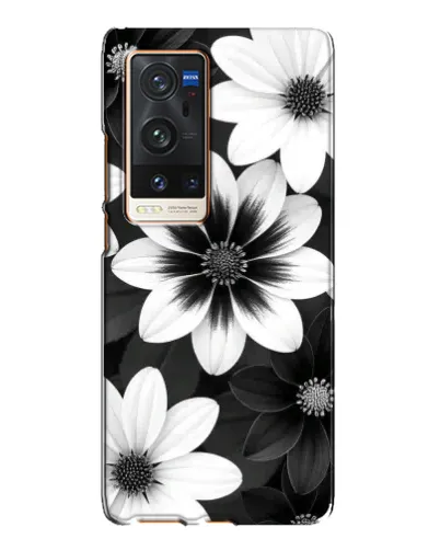 Чохол для Vivo X60 Pro Plus з картинкою «Монохромні айстри» Чохол для Vivo X60 Pro Plus з картинкою «Монохромні айстри»