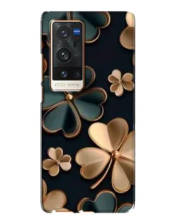 Чохол для Vivo X60 Pro Plus з картинкою «Конюшина в золоті»