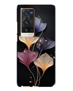 Чохол для Vivo X60 Pro Plus з картинкою «Лілові квіти грації»