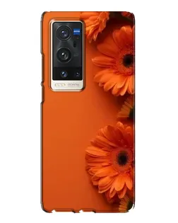 Чохол для Vivo X60 Pro Plus з картинкою «Помаранчеві гербери»