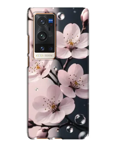Чохол для Vivo X60 Pro Plus з картинкою «Ніжня сакура та краплі» Чохол для Vivo X60 Pro Plus з картинкою «Ніжня сакура та краплі»