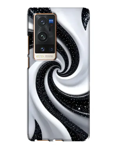 Чехол для Vivo X60 Pro Plus с картинкой «Черно-белая спираль» Чехол для Vivo X60 Pro Plus с картинкой «Черно-белая спираль»