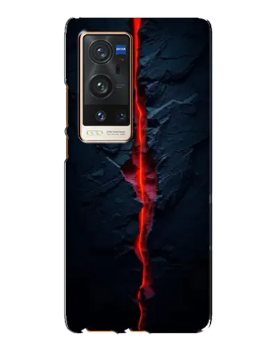 Чехол для Vivo X60 Pro Plus с картинкой «Kрасная лавовая трещина» Чехол для Vivo X60 Pro Plus с картинкой «Kрасная лавовая трещина»