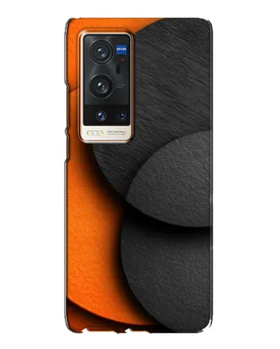Чехол для Vivo X60 Pro Plus с картинкой «Геометрия оранжевых кругов» Чехол для Vivo X60 Pro Plus с картинкой «Геометрия оранжевых кругов»