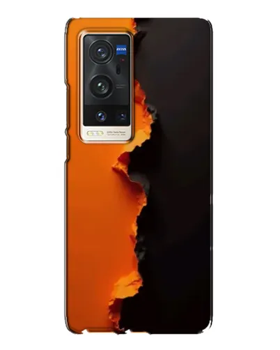 Чехол для Vivo X60 Pro Plus с картинкой «Оранжевый разлом» Чехол для Vivo X60 Pro Plus с картинкой «Оранжевый разлом»
