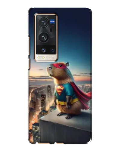 Чехол для Vivo X60 Pro Plus с картинкой «Капи-мен супергерой»