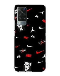 Чехол для Vivo X60 Pro с картинкой «Nike Mix Pattern»