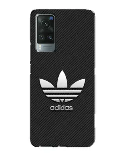 Чехол для Vivo X60 Pro с картинкой «Adidas Карбоновая текстура»