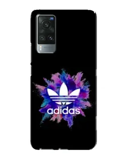 Чехол для Vivo X60 Pro с картинкой «Взрыв красок Adidas»