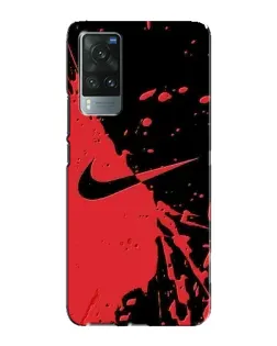 Чехол для Vivo X60 Pro с картинкой «Красные брызги Nike» Чехол для Vivo X60 Pro с картинкой «Красные брызги Nike»
