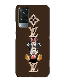 Чехол для Vivo X60 Pro с картинкой «LV и Микки Маус»