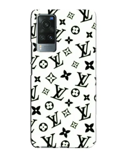 Чехол для Vivo X60 Pro с картинкой «Монохромный хаос LV»