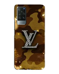 Чехол для Vivo X60 Pro с картинкой «Камуфляжный Louis Vuitton»
