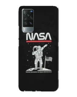 Чехол для Vivo X60 Pro с картинкой «NASA — шагаем по Луне» Чехол для Vivo X60 Pro с картинкой «NASA — шагаем по Луне»