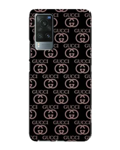 Чехол для Vivo X60 Pro с картинкой «Классическая монограмма Gucci»