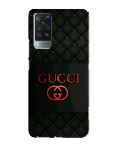 Чехол для Vivo X60 Pro с картинкой «Gucci — стеганый черный»